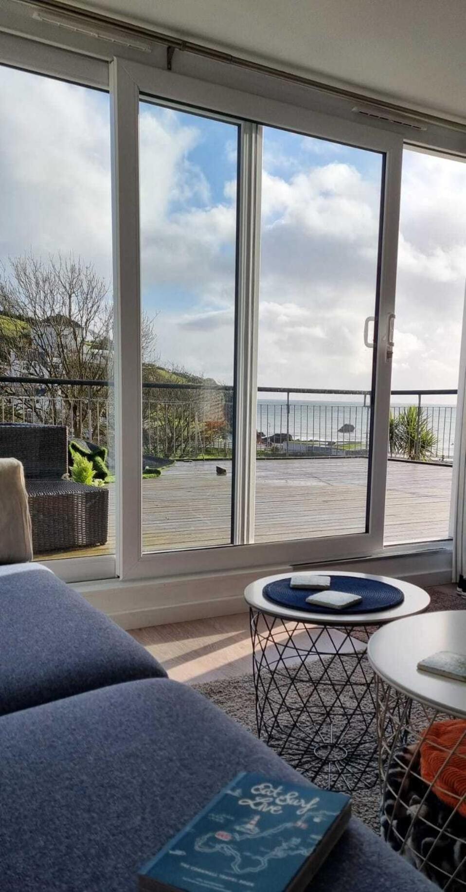 May View - Luxury Sea View Apartment - Millendreath, Looe Exterior foto